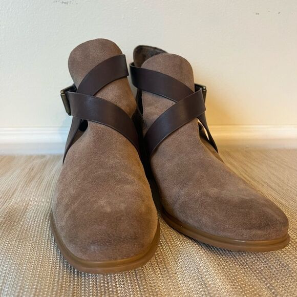 Isola Davan Ankle Boots Havana Brown Alaska Suede Size 10M - Picture 7 of 16